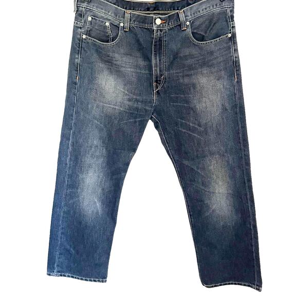 Levi's 569 Y2K Loose Straight Mens Jeans 38x32 Skater Baggy Grunge Snap Pockets - Picture 1 of 13